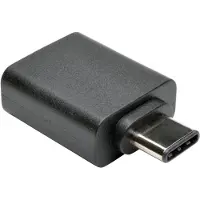 Eaton Tripp Lite USB 3.1 Gen 1.5 Adapter USB-C to USB Type A M/F 5 Gbps Tablet Smart Phone - USB-Adapter - USB Typ A (W) zu 24 pin USB-C (M) - USB 3.1 - Schwarz
