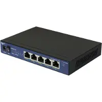 ALLNET Switch unmanaged 5 Port 2.5GBit / 5x PoE / 1x LAN | Lüfterlos / "ALL-SG8005P-2.5G"