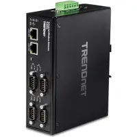 Trendnet TI-M42 - Gateway - industriell - 4 Anschlüsse - 100Mb LAN, Modbus, RS-442, RS-485, RS-232 - Gleichstrom