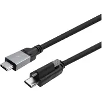 VivoLink PROUSBCMMS2, 2 m, USB C, USB C, USB 3.2 Gen 2x2, Schwarz