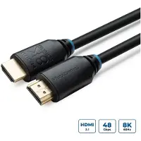 Microconnect MC-HDM19191.5V2.1, 1,5 m, HDMI Typ A (Standard), HDMI Typ A (Standard), 3D, 48 Gbit/s, Schwarz