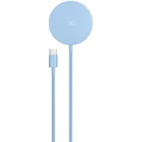 Force Power , Kabelloses Ladegerät Magnetisch 15W Qi MagSafe, Blau