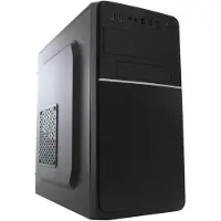 LC-Power 2015MB, Micro Tower, PC, Schwarz, ATX, Metall, Heimbüro