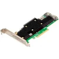 Broadcom eHBA 9600-24i, PCIe, SAS, SATA, Full-height / Low-profile, PCIe 4.0, Grün, Silber, 5000000 h