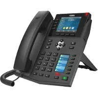 Fanvil X5U, IP-Telefon, Schwarz, Kabelgebundenes Mobilteil, Tisch/Wand, 16 Zeilen, 2000 Eintragungen