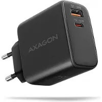 Axagon ACU-PQ45 QC 3.0, 4.0/AFC/FCP/PPS/PD, 45W, schwarz - Netzladegerät mit USB-A und USB-C Schnittstelle, Drinnen, AC, Schwarz