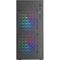 Mars Gaming MC-CORE, Mini Tower, PC, Schwarz, micro ATX, Mini-ITX, Metall, Gehärtetes Glas, Gaming