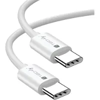 Techly USB4 Gen3 USB-C EPR Kabel 40G 240W 8K 1m weiß - Kabel - Digital/Daten