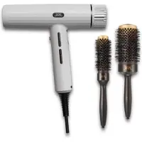 JRL Forte Pro Haartrockner Combo Kit Weiß Haartrockner, Bürste BR