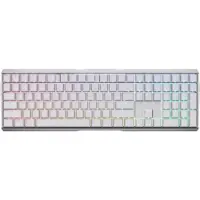 Cherry MX 3.0S Wireless, Kabellos, RF Wireless + Bluetooth, Mechanischer Switch, QWERTZ, RGB-LED, Weiß
