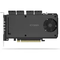 Icy Dock ExpressSlot Slide MB204MP-1B - Speichergehäuse - M.2 - PCIe 4.0 x16 (NVMe)