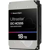 Western Digital Ultrastar DC HC555, 18 TB, 7200 RPM, 512 MB, 3.5", SAS3