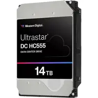 Western Digital Ultrastar DC HC555, 14 TB, 7200 RPM, 512 MB, 3.5", Serial ATA III