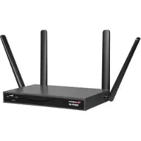Edimax 4G-7449AC, Wi-Fi 5 (802.11ac), Dual-Band (2,4 GHz/5 GHz), Ethernet/LAN, 4G, Schwarz, Rack-/Wandrouter