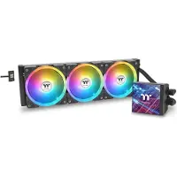 Thermaltake MAGFloe 360 Ultra ARGB, All-in-One-Flüssigkeitskühler, 12 cm, 500 RPM, 2000 RPM, Schwarz