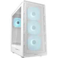 Cougar Gehäuse Midi-Tower Airface Pure PRO, ARGB, Weiß, Midi Tower, PC, Weiß, ATX, micro ATX, Mini-ITX, Multi, 17,5 cm