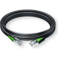 Zyxel ACCESSORY-ZZ0111F, 3 m, Cat6a, SF/FTP, RJ-45, RJ-45, Schwarz