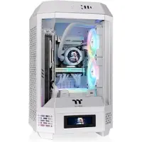 Thermaltake The Tower 250 Snow, Mini Tower, PC, Weiß, Mini-ITX, SPCC, 21 cm