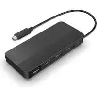 Lenovo 40B90100EU, Kabelgebunden, USB 3.2 Gen 1 (3.1 Gen 1) Type-C, 1000 Mbit/s, Schwarz, Eclipse Black, 4K Ultra HD