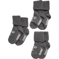 Hummel Socken - HmlMini - 3er-Pack - Dark Goldgrau - - 18/20 - Socken