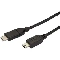 StarTech.com .com 2m USB-C zu Mini-USB-Kabel, Datenkabel, USB 2.0, USB-C-Datenübertragungskabel, 2 m, USB C, Mini-USB B, USB 2.0, 0,48 Gbit/s, Schwarz