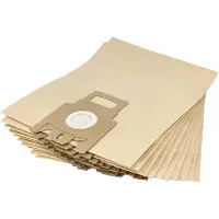 VHBW 10x Staubbeutel kompatibel mit Miele Care HEPA, C3 Silence Ecoline, C3 Powerline, C3 Ecoline Staubsauger - Typ H 27cm x 21,5cm Sandfarben