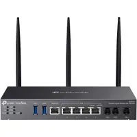 TP-LINK Omada AX3000, Dual-Band (2,4 GHz/5 GHz), Ethernet/LAN, ADSL, ADSL2, Schwarz, Tabletop-Router