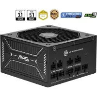 MSI MAG A750GLS PCIE5, 750 W, 100 - 240 V, 1650 W, 50/60 Hz, Aktiv, 100 W