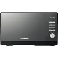 Heinner HMW-MD25DMRBK, Arbeitsplatte, Solo-Mikrowelle, 25 l, 800 W, Eingebautes Display, LED