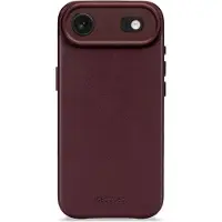 Decoded MagSafe Hülle für Apple iPhone Air - Echtleder Back Cover - Dark Ruby