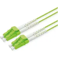 Roline LWL-Kabel 50/125µm OM5, LC/LC, LSOH, Low-Loss, grün, 5 m