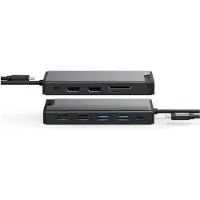 Alogic MV2, Kabelgebunden, USB 3.2 Gen 1 (3.1 Gen 1) Type-C, 1000 Mbit/s, Grau, MicroSD (TransFlash), SD, 1920 x 1080 Pixel
