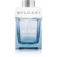Bvlgari Man Glacial Essence, Männer, 100 ml, Nachfüllbare Flasche, Flüssiges Parfüm, Wacholder, Ingwer, Iris, Sandelholz
