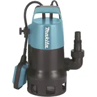Makita Schmutzwasserpumpe mit Schwimmer 400W 140L/Min Pf0410