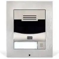 2N Telecommunications IP Türstation IP Solo ohne Kamera, Wandmontage, silber