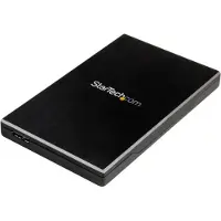 StarTech.com .com USB 3.1 (10 Gbps) Festplattengehäuse für 2,5" SATA Laufwerke, HDD / SSD-Gehäuse, 2.5", SATA, 10 Gbit/s, USB Anschluss, Schwarz