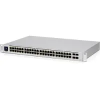 Ubiquiti UniFi USW-48-POE, Managed, L2, Gigabit Ethernet (10/100/1000), Power over Ethernet (PoE), Rack-Einbau, 1U