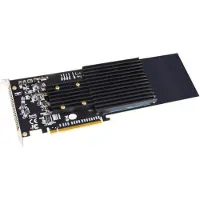 Sonnet Technologies Sonnet FUS-SSD-4X4-E3S, PCIe, M.2, Full-height / Full-length, PCI 3.0, Schwarz, Grau, 1 Stück(e)