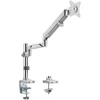 Logilink BP0087, Klemme, 9 kg, 43,2 cm (17 Zoll), 81,3 cm (32 Zoll), 100 x 100 mm, Silber