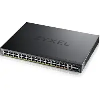 Zyxel XGS2220-54HP, Managed, L3, Gigabit Ethernet (10/100/1000), Power over Ethernet (PoE), Rack-Einbau