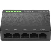 Lanberg DSP1-1005, Unmanaged, Gigabit Ethernet (10/100/1000), Vollduplex