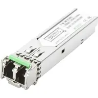 Digitus SFP Modul fuer Gigabit Switch singlemode Glasfaser Modul 1xLC 1550nm Duplex mini GBIC SFP Modul...