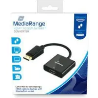 MediaRange MRCS175, 0,15 m, HDMI Typ A (Standard), DisplayPort, Männlich, Weiblich, Gerade