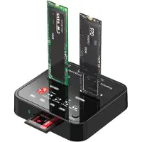 CoreParts MS-CLONER-M2-SD, Schwarz, SD, 5 V, 3 A, 200 g, 137 mm