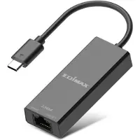 Edimax EU-4307 V2, Kabelgebunden, USB Typ-C, Ethernet, 2500 Mbit/s, Schwarz