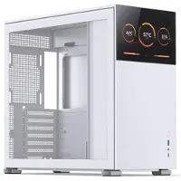 Jonsbo D41 STD, Midi Tower, PC, Weiß, ATX, micro ATX, Mini-ATX, Stahl, Gaming