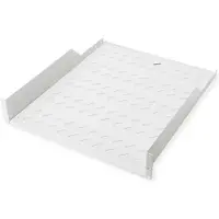 Roline 19-Zoll Fachboden 2 HE 550 T, 25kg Tragkraft grau