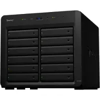 Synology DX1222, HDD / SSD-Gehäuse, 2.5/3.5", SATA, Serial ATA II, Serial ATA III, Hot-Swap, Schwarz