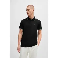 BOSS Slim-Fit Poloshirt aus Stretch-Baumwolle mit Branding Grösse S