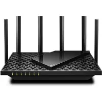 TP-LINK Archer AX5400 Dual-Band Gigabit Wi-Fi 6 Router, Wi-Fi 6 (802.11ax), Dual-Band (2,4 GHz/5 GHz), Ethernet/LAN, Schwarz, Tragbarer Router